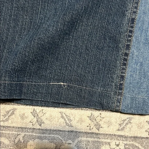 Classic Blues Dark Blue Denim Skirt No Split - Picture 4 of 8